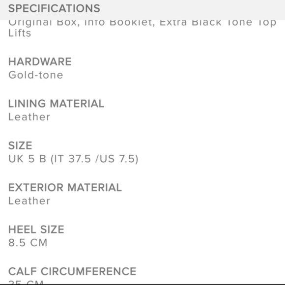 RARE Gucci G heel knee high leather boots 37.5 - Picture 2 of 8